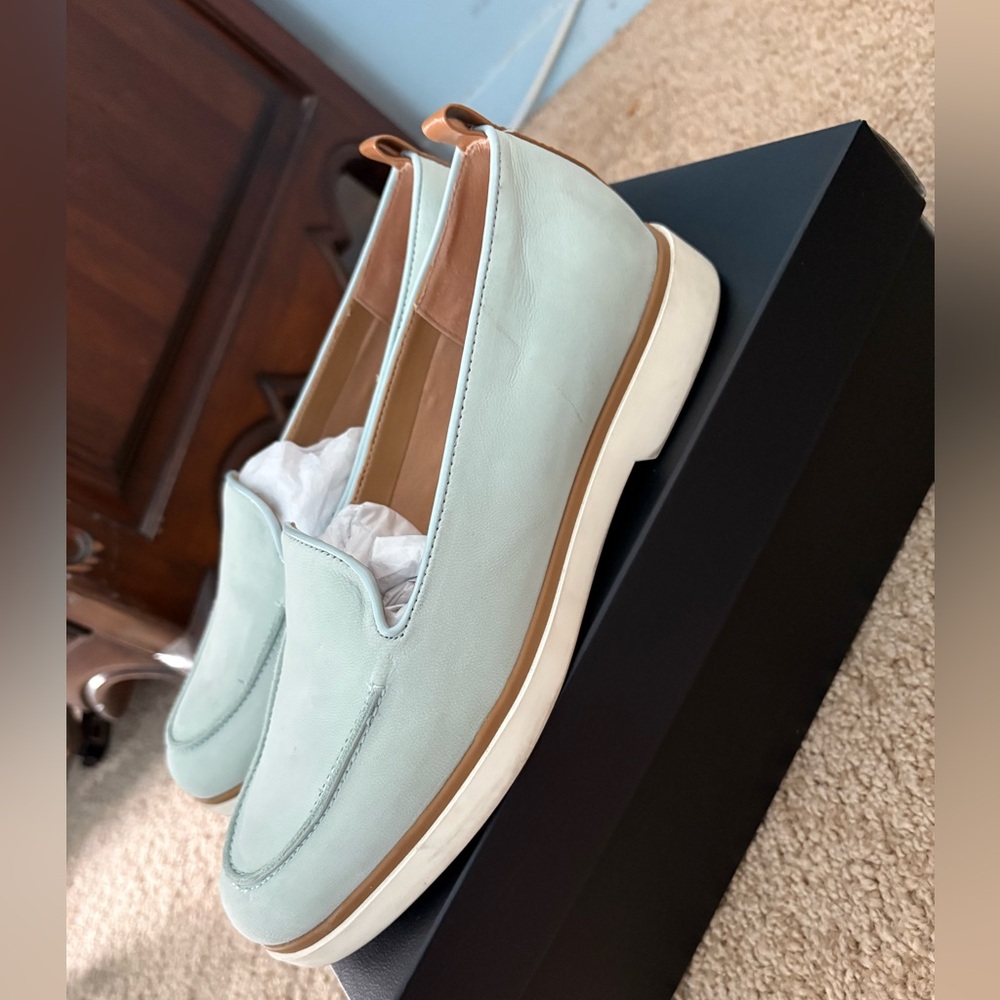 Naturalizer Light Blue Slip-On Shoes